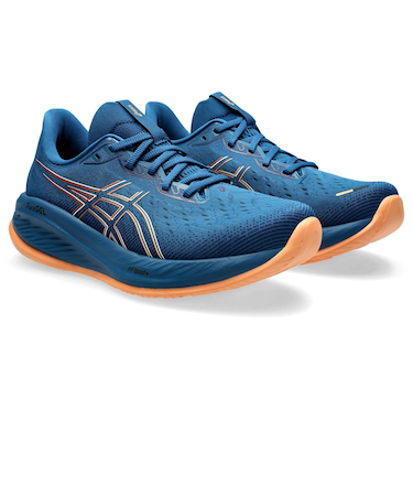 アシックス（ASICS）ランニングシューズ ゲルキュムラス26 ネイビー 1011B792.403 スニーカー ジョギング クッション性 軽量