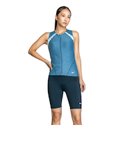 ナイキ（NIKE）フィットネス水着 レディース 水泳 ジップ付き袖なしセパレーツ 2993116-390