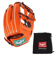 ローリングス（Rawlings）硬式用グラブ 内野手用 野球グローブ 一般 HOH プレミアム オレンジ GH4FHPCK4H-ORG