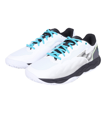 ミズノ（MIZUNO）クレー・砂入り人工芝コート用 テニスシューズ ウエーブエンフォースコート WIDE OC 61GB243109