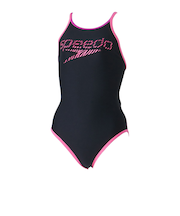 スピード（SPEEDO）競泳水着 レディース 水泳 ゼブラ スタック ターンズスーツ STW02410 KP