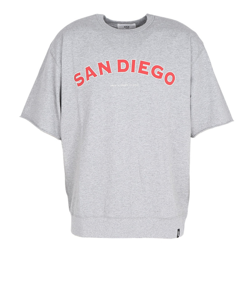 エスエーエス（S.A.S）裾リブプリント半袖Tシャツ SANDI SAS2345804-15 GRAY