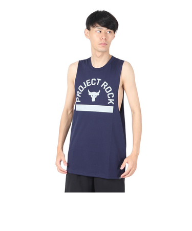 アンダーアーマー（UNDER ARMOUR）プロジェクトロック グラフィック スリーブレス シャツ 1383195 410