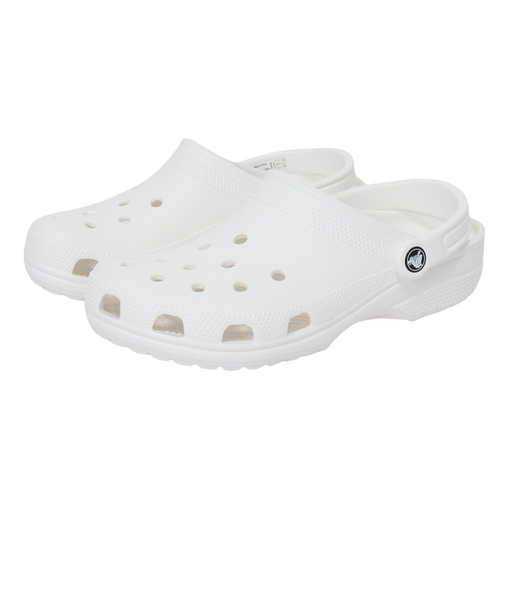 クロックス（crocs）サンダル クラシック クロッグ ホワイト 10001-100 シャワサン レジャー プール ビーチ 室内 軽量 防臭