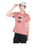 ルコックスポルティフ（lecoqsportif）テニスウェア レディース プラクティス 半袖Tシャツ LN4FHT51L PK00