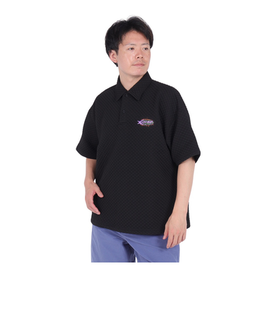 エクストララージ（XLARGE）BARBED WIRE ポロシャツ 101242013003-BLACK