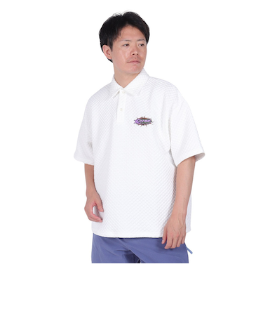 エクストララージ（XLARGE）BARBED WIRE ポロシャツ 101242013003-WHITE