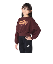 ナイキ（NIKE）ガールズ スポーツウェアGXスター クラブ フリース クルーネック スウェットシャツ FZ5566-652