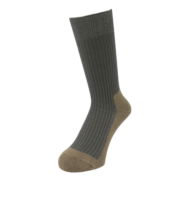 ヘルスニット（Healthknit）リブパイル ソックス 1足組 191-8004-35