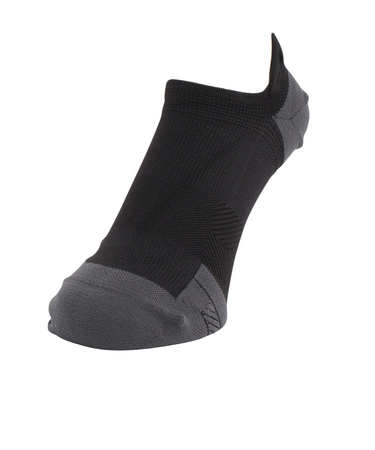 アンダーアーマー(UNDER ARMOUR)アーマードライ アイソチル ノーショー タブ ソックス 1376078 001 冷感 黒