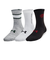 アンダーアーマー（UNDER ARMOUR）エッセンシャル ノベルティ クルー ソックス 3足組 1382942 101