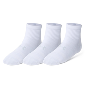 アンダーアーマー（UNDER ARMOUR）エッセンシャル クオーター ソックス 3足組 1382952 100 白