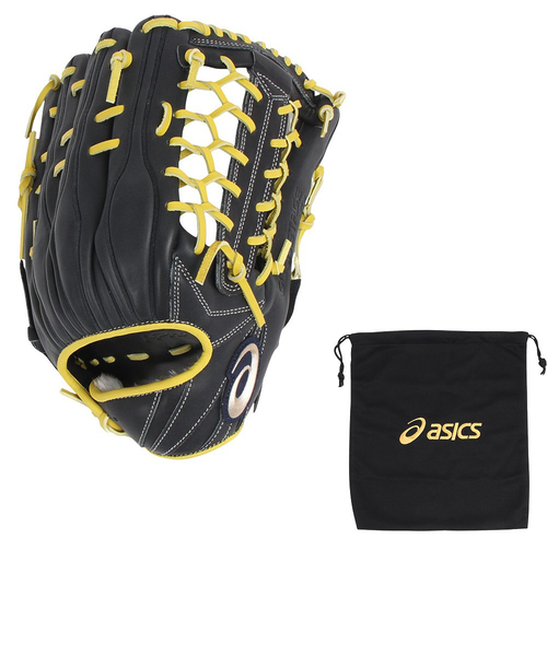 アシックス（ASICS）軟式用グラブ 外野手用 野球グローブ 一般