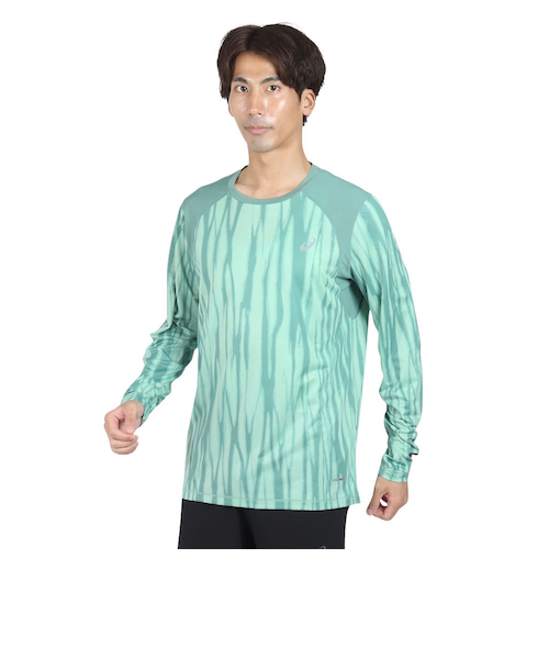 アシックス（ASICS）ROADランニンググラフィック長袖シャツ 2011D099