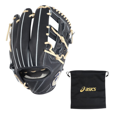 アシックス（ASICS）硬式用グラブ 内野手用 野球グローブ GS IPRO PREMIUM ゴールドステージ 3121B343.437