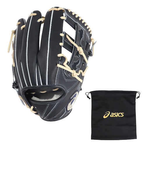 アシックス（ASICS）硬式用グラブ 内野手用 野球グローブ GS IPRO PREMIUM ゴールドステージ 3121B343.437