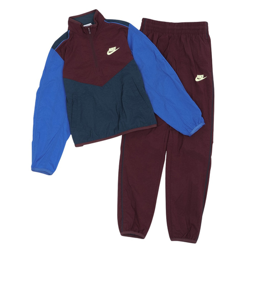 ナイキ(NIKE)ジュニア YTH NSW QZ ハイブリッド ウーブン トラックスーツ 上下セット FD3058-652