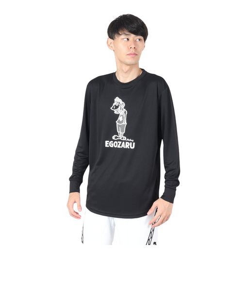 エゴザル（EGOZARU）バスケットボールウェア ボールドラインマイキー ロングスリーブTシャツ EZFW24ULS004C001