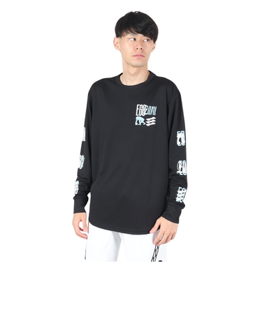 エゴザル（EGOZARU）バスケットボールウェア クロッシングロゴ ロングスリーブTシャツ EZFW24ULS010C001