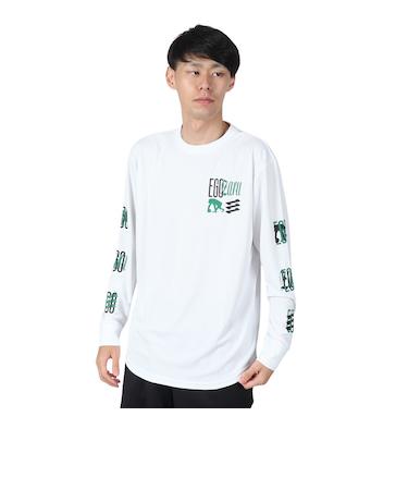 エゴザル（EGOZARU）バスケットボールウェア クロッシングロゴ ロングスリーブTシャツ EZFW24ULS010C002