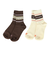 ニューバランス（new balance）2足組 ライン ミッドソックス LAS45752AS2