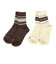 ニューバランス（new balance）2足組 ライン ミッドソックス LAS45752AS2