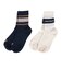 ニューバランス（new balance）2足組 ライン ミッドソックス LAS45752AS3