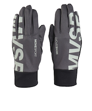 デサント（DESCENTE）手袋 防寒 防風 ストレッチフィールド グローブ ST4FGV51U GY00 グレー M-Lサイズ タッチパネル対応 裏起毛