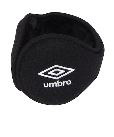 アンブロ（UMBRO）イヤーウォーマー UUAYJK55 BK 折りたたみ 防寒 保温 黒