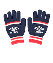 アンブロ（UMBRO）手袋 ジュニア ニットグローブ UUDYJD55 NVRD 防寒