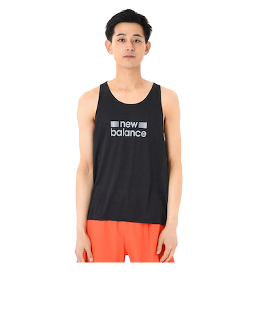 ニューバランス（new balance）Athletics グラフィックシングレット MT43255BK