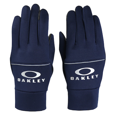 オークリー（OAKLEY）手袋 ESSENTIAL ウォームグローブ FOS901847-6AC ネイビー S-Lサイズ 保温 タッチスクリーン対応