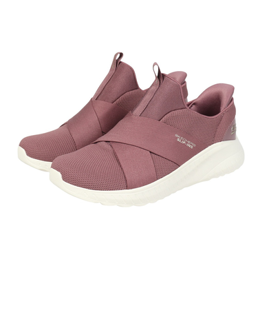 スケッチャーズ（SKECHERS）カジュアルシューズ スリップインズボブススクワッドカオス ライラック 117505W-MVE スニーカー 屈曲性 快適