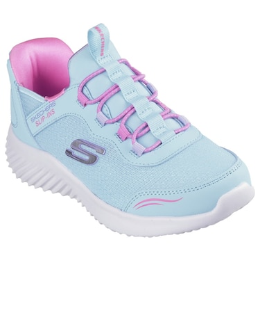 スケッチャーズ(SKECHERS)ジュニアスニーカー スポーツシューズ SI-BOUNDER-SMPL CUTE 303585L-TURQ