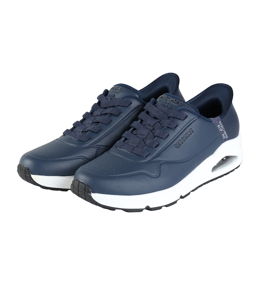 スケッチャーズ（SKECHERS）カジュアルシューズ スリップインズ ウノ イージー エア ネイビー 183005-NVY スニーカー ハンズフリー クッショ…