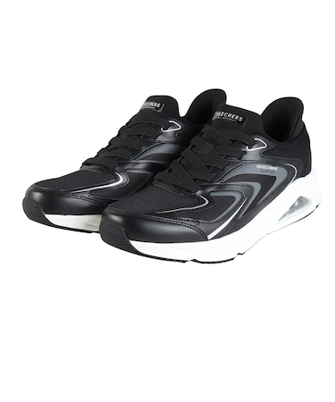 スケッチャーズ（SKECHERS）カジュアルシューズ スリップインズ トレスエア ウノ ビジョンエアリー ブラック 183083-BLK スニーカー ハンズフ…