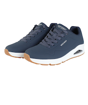 スケッチャーズ（SKECHERS）カジュアルシューズ ウノ スタンド オン エア ネイビー 52458-NVY スニーカー ファッションスニーカー クッション…