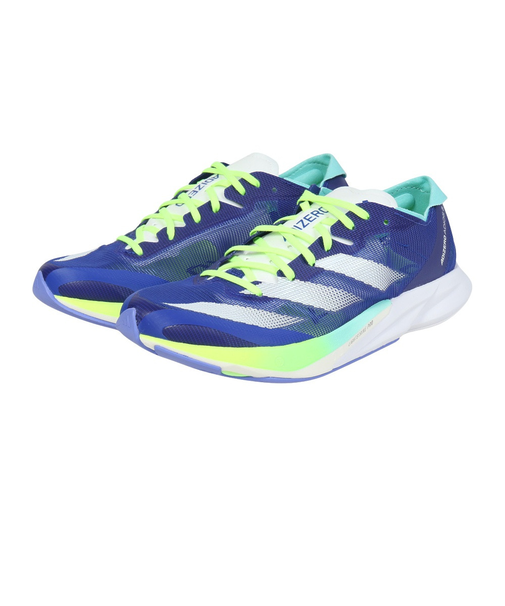 アディダス(adidas)ランニングシューズ アディゼロジャパン8M ブルー ID3631 スニーカー トレーニングシューズ 部活 通気性 軽量