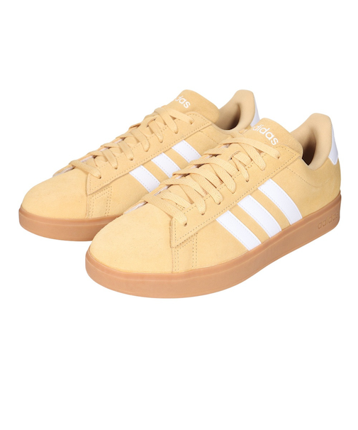 アディダス(adidas)スニーカー グランドコート 2.0 キャメル IH2421 スポーツシューズ タウン クッショニング 街履き 日常履き 旅行 リサイ…
