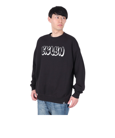 ヤックパック（YAK PAK）BKLYN 刺繍 トレーナー 4710001-01 BLK