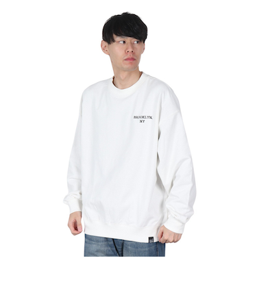 ヤックパック（YAK PAK）イラスト 刺繍 トレーナー 4710002-07 WHT