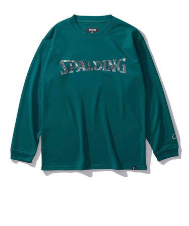 スポルディング（SPALDING）バスケットボールウェア ジュニア 長袖 Tシャツ ジオメトリック ロゴ SJT24157SP