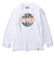 スポルディング（SPALDING）バスケットボールウェア ジュニア 長袖 Tシャツ ポルカドット カモ ボールプリント SJT24160WH