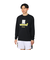 スポルディング（SPALDING）バスケットボールウェア 長袖 Tシャツ スポンジ・ボブ イエロー SMT24139SBK