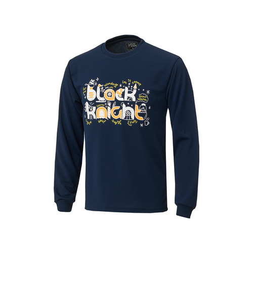 バドミントンウェア ドライロングTシャツ ロングスリーブ T-4202U-NVY