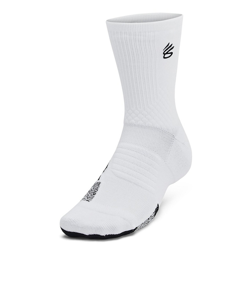 アンダーアーマー(UNDER ARMOUR)バスケットボール ソックス アーマードライ プレーメーカー ミッドクルー 1376231 102