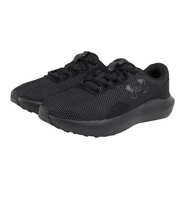 アンダーアーマー（UNDER ARMOUR）ランニングシューズ チャージドサージ4エクストラワイド ブラック 3028249 001 スニーカー クッション性…