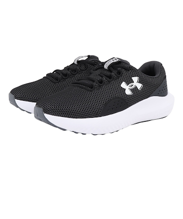 アンダーアーマー（UNDER ARMOUR）ランニングシューズ チャージドサージ4エクストラワイド ブラック ホワイト 3028249 002 スニーカー ク…