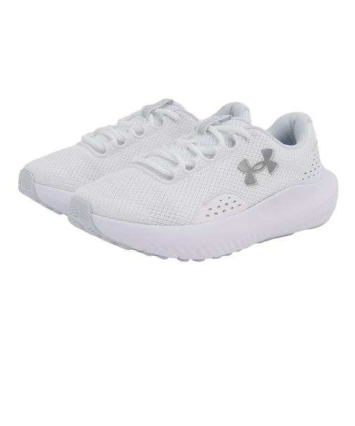 アンダーアーマー（UNDER ARMOUR）ランニングシューズ チャージドサージ4ワイド ホワイト 3028571 101 スニーカー ジョグ クッション性 …