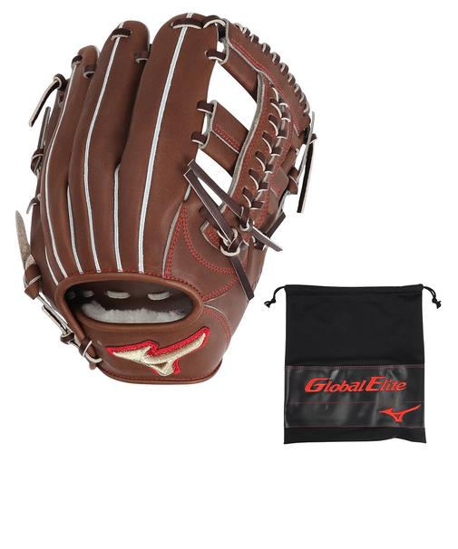 ミズノ（MIZUNO）硬式用グラブ 内野手用 野球グローブ グローバルエリート ジャパン Global Elite 1AJGH31303 82